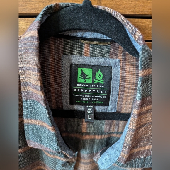 HippyTree button up, short sleeve shirt. - Picture 3 of 5